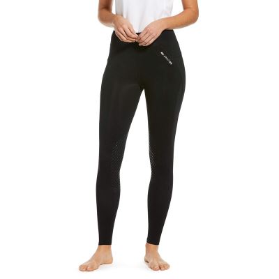 Ariat English: Prevail Insulated Knee Patch Leggings Mujer - Negras (ZVXCG5462)